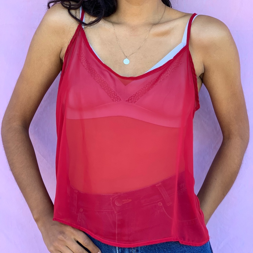 Chiffon American Apparel Cami Top
